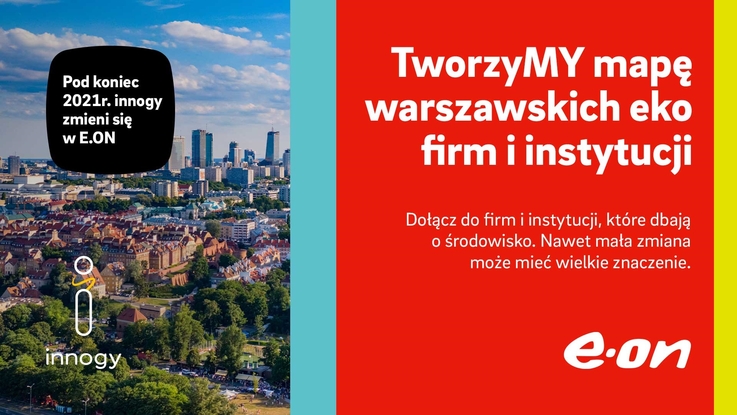 innogy Polska tworzy mapę ekologicznych firm i instytucji w Warszawie