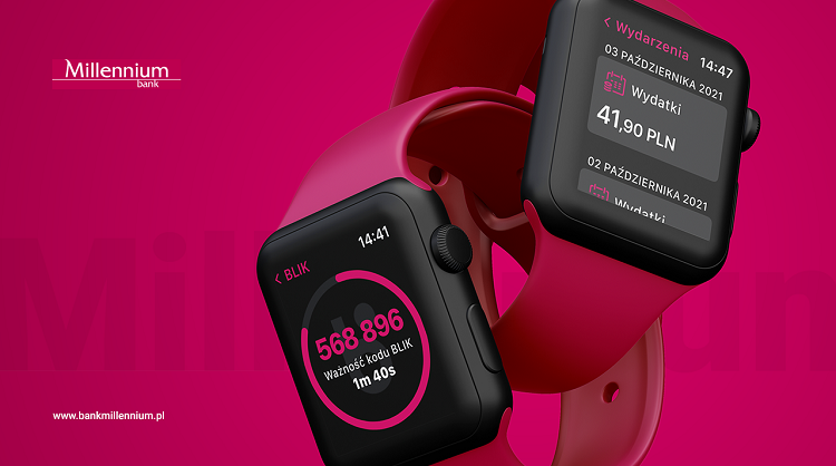 Bank Millennium z nową wersją aplikacji na Apple Watch