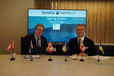 Naftohaz i Symbio Infrastructure zawierają umowę w zakresie dostaw kanadyjskiego niskoemisyjnego LNG i zielonego wodoru do Ukrainy