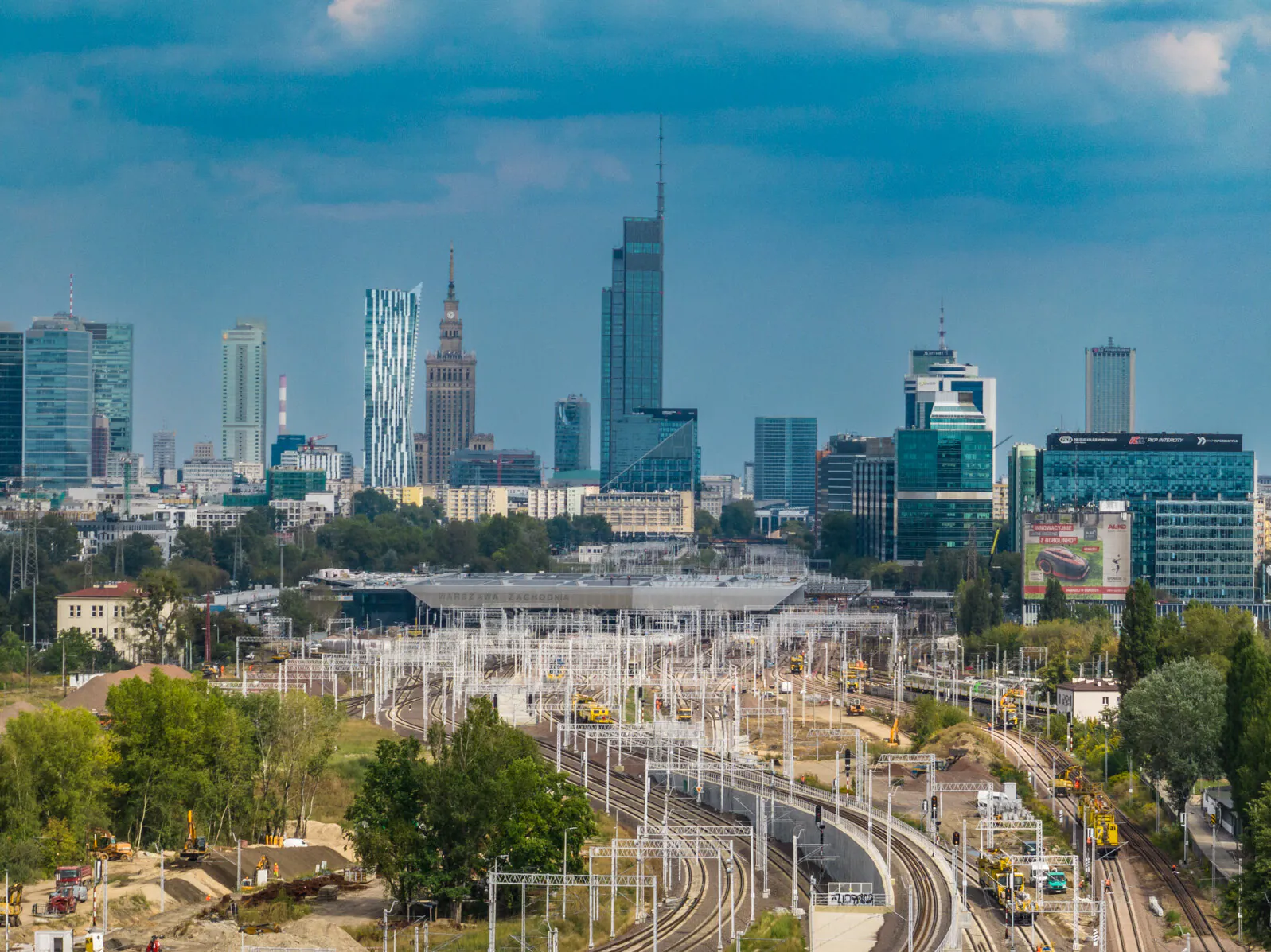 Kolejarze kończą prace na stacji Warszawa Zachodnia