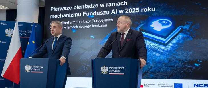 4,5 mld zł na rozwój cyfryzacji w 2025 r. w ramach Funduszu AI