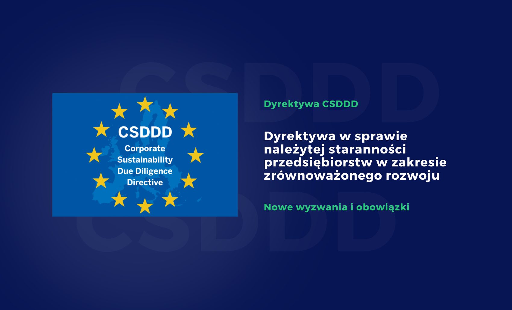 Dyrektywa CSDDD a łańcuch dostaw. Jak przygotować firmę na europejskie wymogi due diligence?