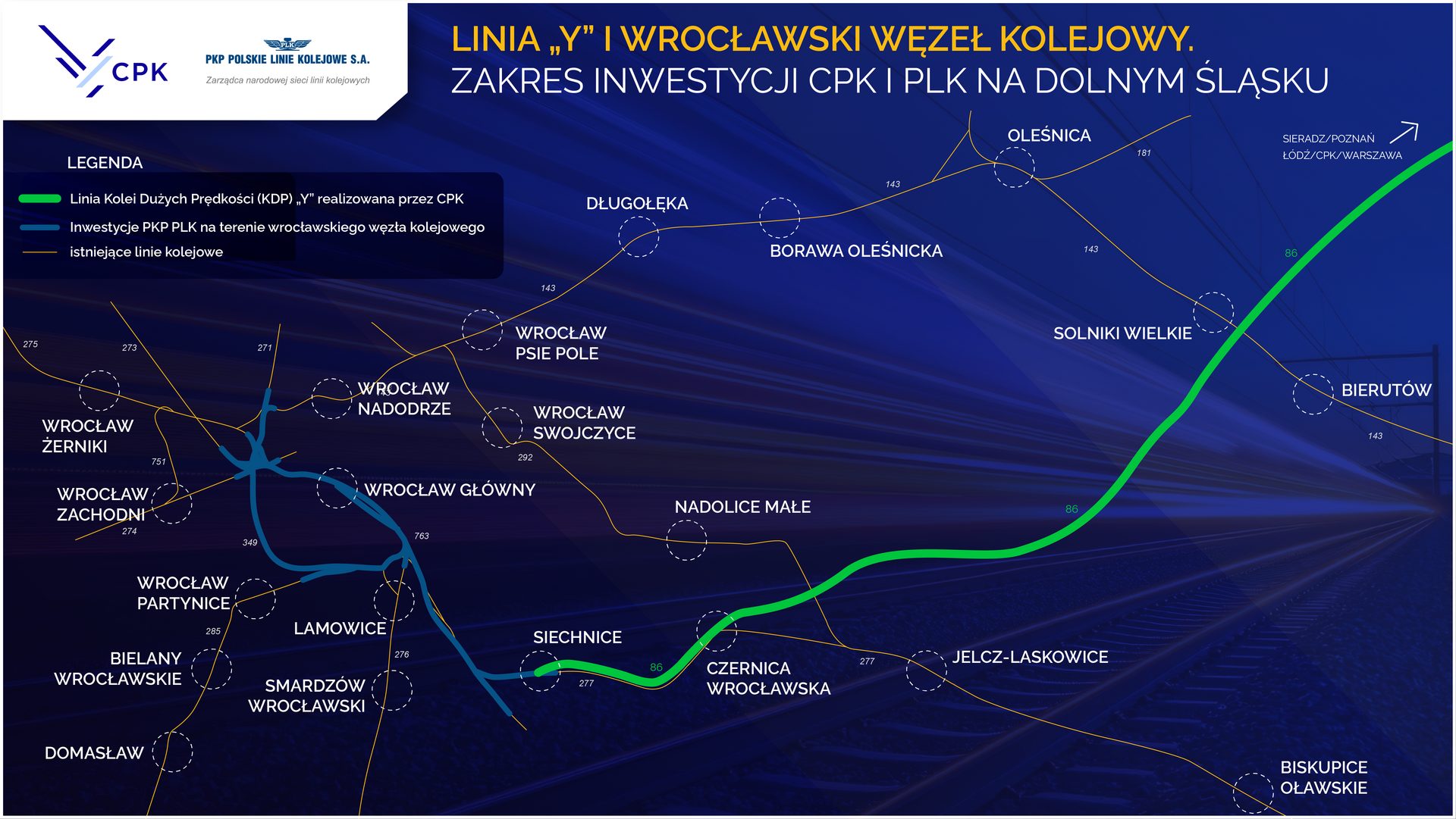 PLK SA i CPK wspólnie budują przyszłość kolei we Wrocławiu