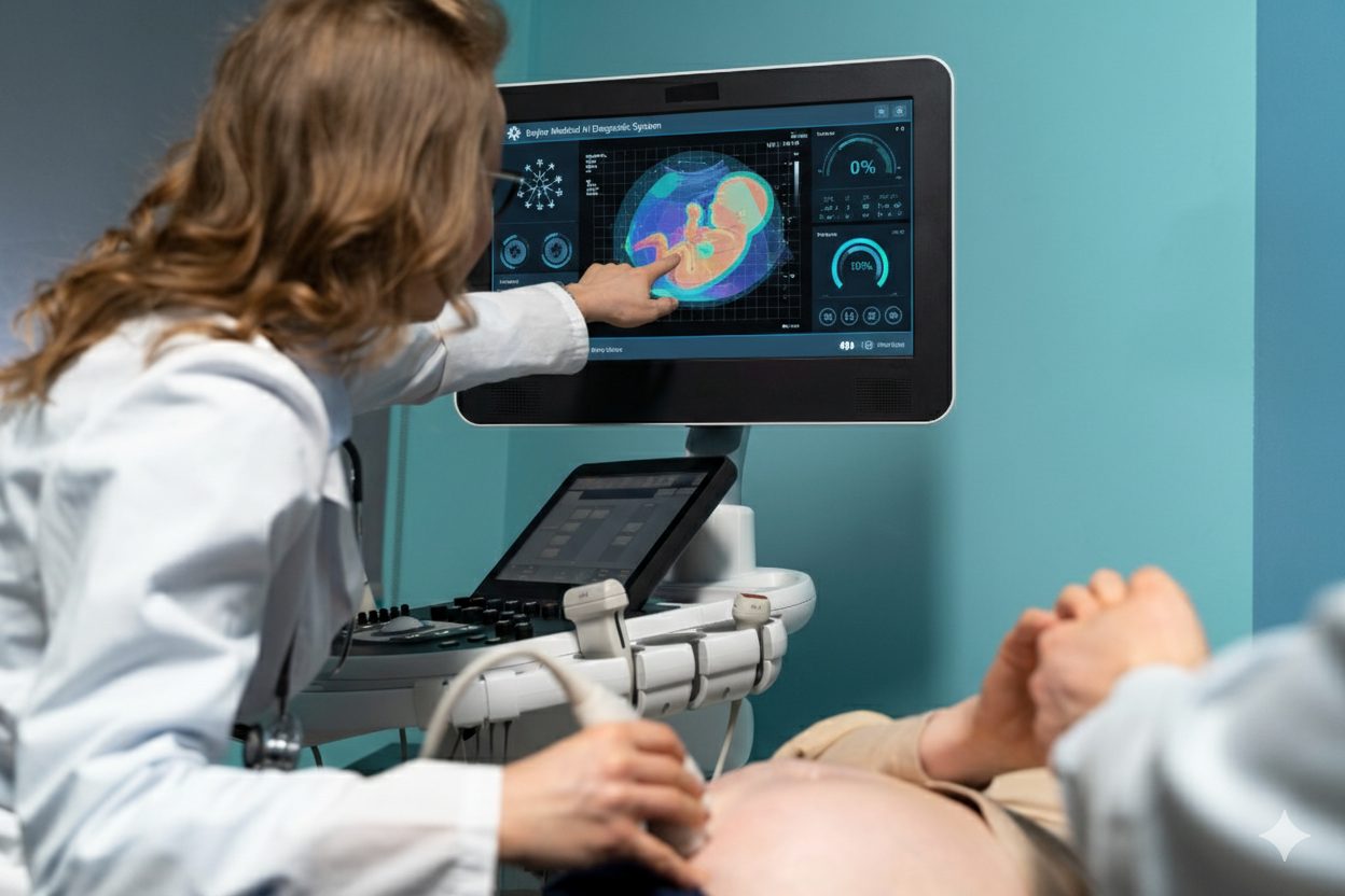AI w diagnostyce ciąży wysokiego ryzyka osiąga 100% skuteczności