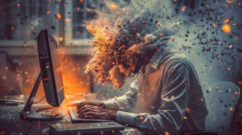 Praca z AI a zmęczenie psychiczne Praca z AI a zmęczenie psychiczne