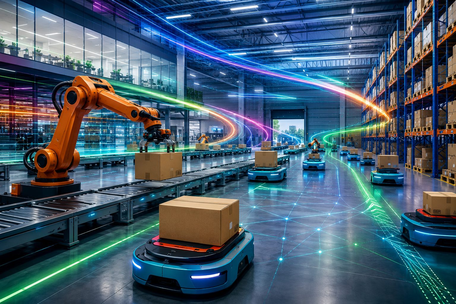 Roboty przejmą magazyny. Do 2030 roku połowa nowych obiektów może działać w modelu „robot-centric” Roboty przejmą magazyny. Do 2030 roku połowa nowych obiektów może działać w modelu „robot-centric”