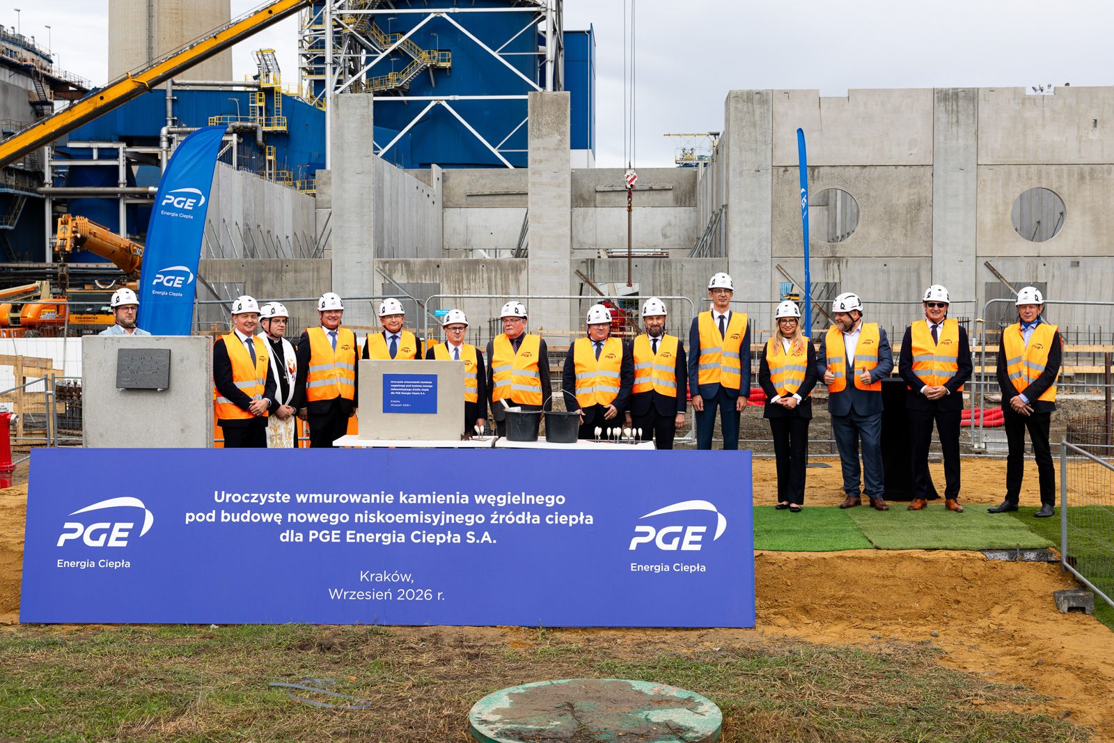 PGE buduje w Krakowie nowe źródło ciepła z udziałem polskich firm