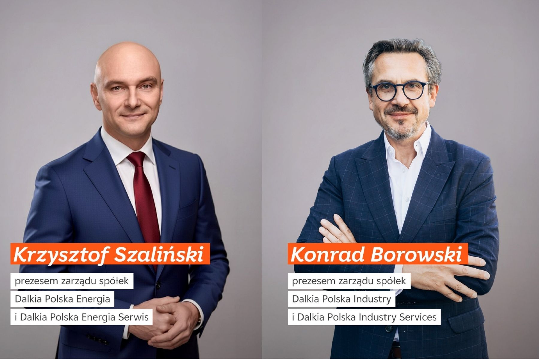 Zmiany w Grupie Dalkia Polska. Konrad Borowski i Krzysztof Szaliński obejmą nowe funkcje