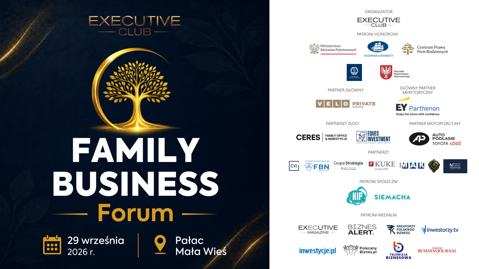 Family Business Forum 2026: liderzy firm rodzinnych o sukcesji i kapitale Family Business Forum 2026: liderzy firm rodzinnych o sukcesji i kapitale